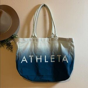 Athleta Gradient Blue Tote Bag